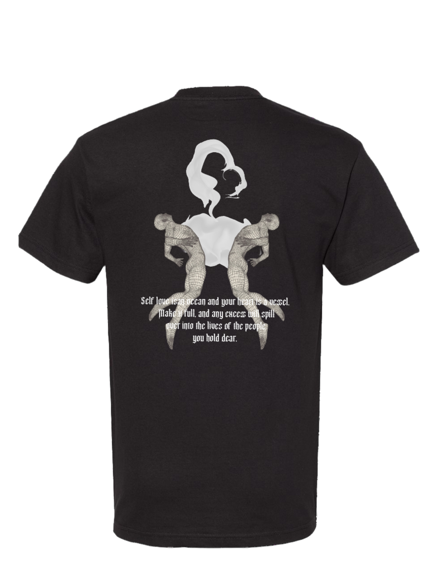 SELF LOVE IS AN OCEAN” TEE (BLACK/WHITE)