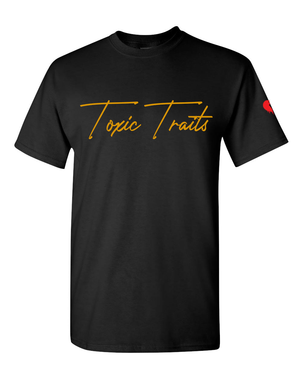 LIMITED-EDITION TOXIC TRAITS TEE (BLACK/ OLD GOLD)