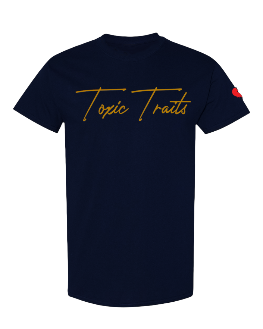 LIMITED EDITION TOXIC TRAITS TEE (NAVY BLUE/METALLIC GOLD)