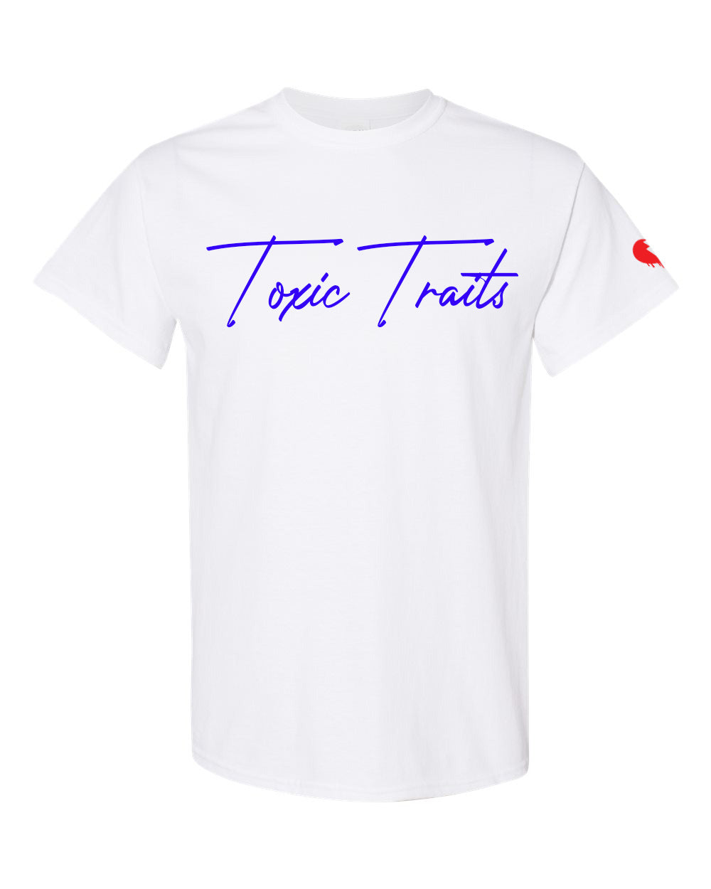 LIMITED EDITION TOXIC TRAITS TEE (WHITE/NAVY BLUE)